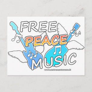 Carte Postale Musique de la Paix Libre