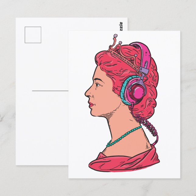 Carte Postale Musique de la Reine (Devant / Derrière)