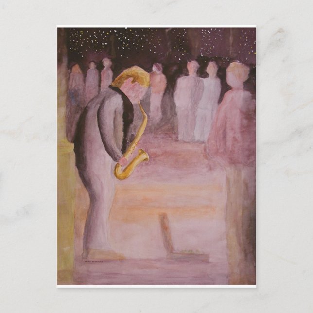 Carte Postale Musique de rue (Devant)