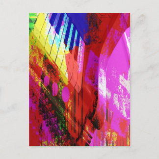 Carte Postale musique, décoration piano (16)