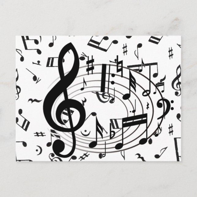 Carte Postale Musique du coeur_ (Devant)