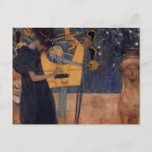 Carte Postale Musique - Gustav Klimt