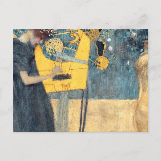 Carte Postale Musique Gustav Klimt (Devant)
