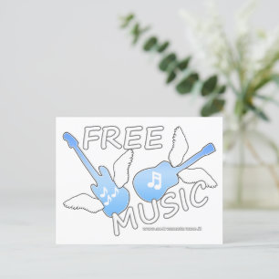 Carte Postale Musique libre