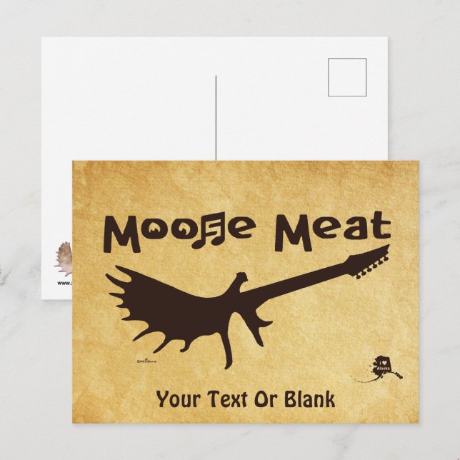 Carte Postale Musique Moose Meat Rock (Devant / Derrière)
