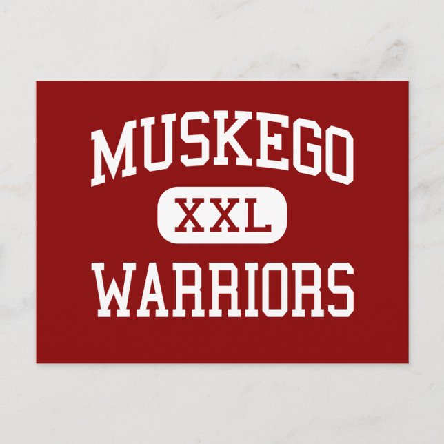 Carte Postale Muskego - Guerriers - Haut - Muskego Wisconsin (Devant)