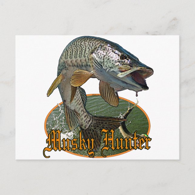 Carte Postale Musky Hunter 9 (Devant)