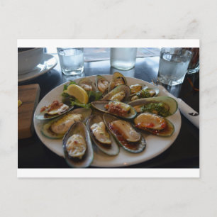 Carte Postale Mussels