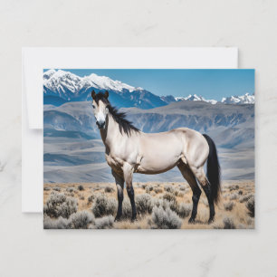 Carte Postale Mustang de l'esprit de l'Ouest