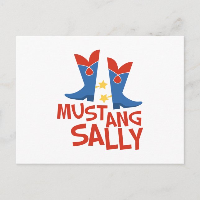 Carte Postale Mustang Sally (Devant)