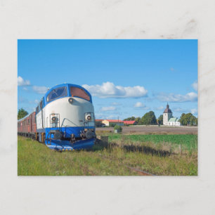 Carte Postale MX 1009 avec le train spécial dans Viby