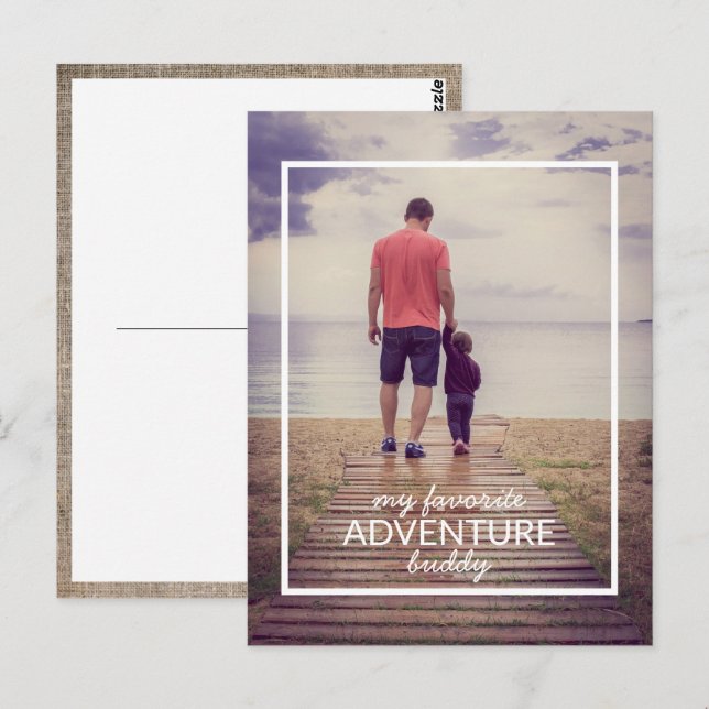 Carte Postale My Favori Adventure Buddy Photo (Devant / Derrière)