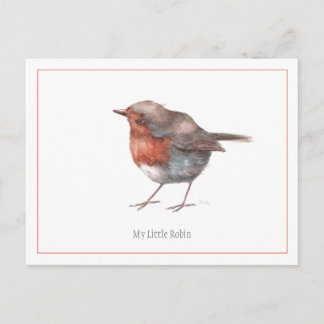 Carte postale 'My Little Robin'
