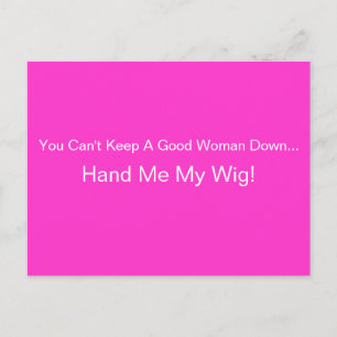 Carte postale MY WIG par April McCallum