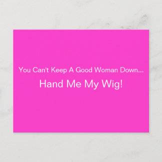 Carte postale MY WIG par April McCallum