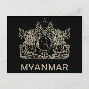 Carte Postale Myanmar ancien