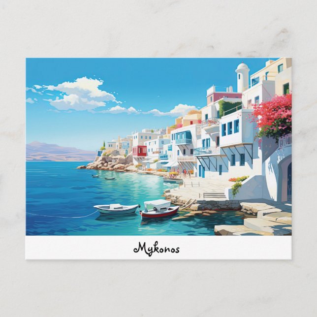 Carte postale Mykonos (Devant)