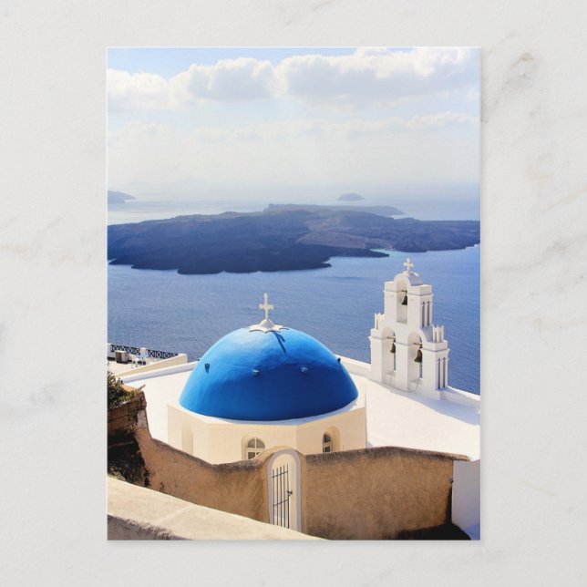 Carte Postale Mykonos Grèce Voyage Europe Tourisme Santorin (Devant)