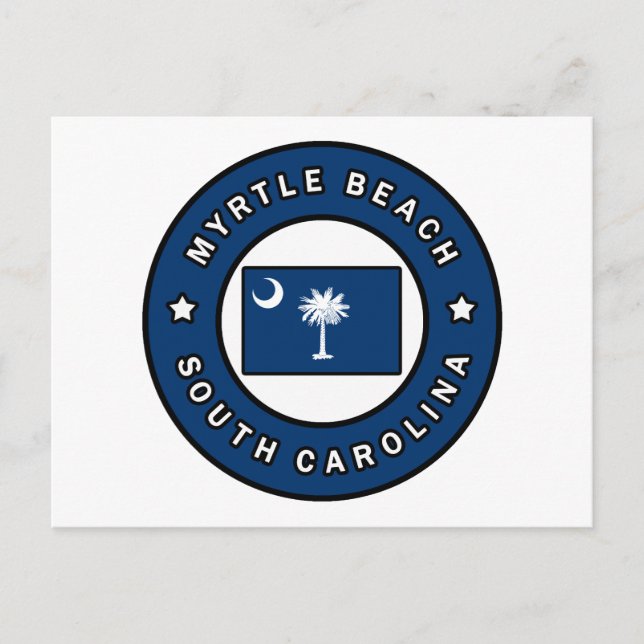 Carte Postale Myrtle Beach Caroline du Sud (Devant)
