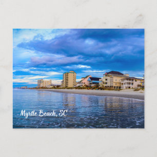 Carte Postale Myrtle Beach, Caroline du Sud Ocean Beach Vue