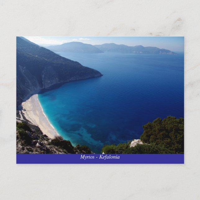 Carte Postale Myrtos - Kefalonia (Devant)