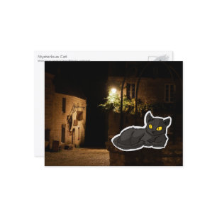 Carte Postale Mysterious Cat