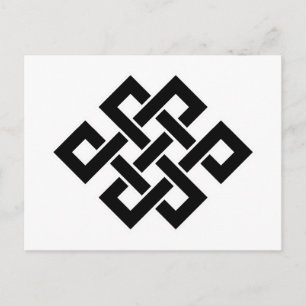Carte Postale Mystic Knot - B&W 2
