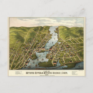 Carte Postale Mystic River, CT
