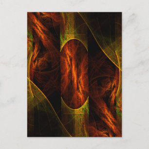 Carte postale Mystique Jungle Art Abstrait