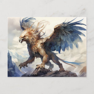 Carte Postale Mythologie Griffin Griffin