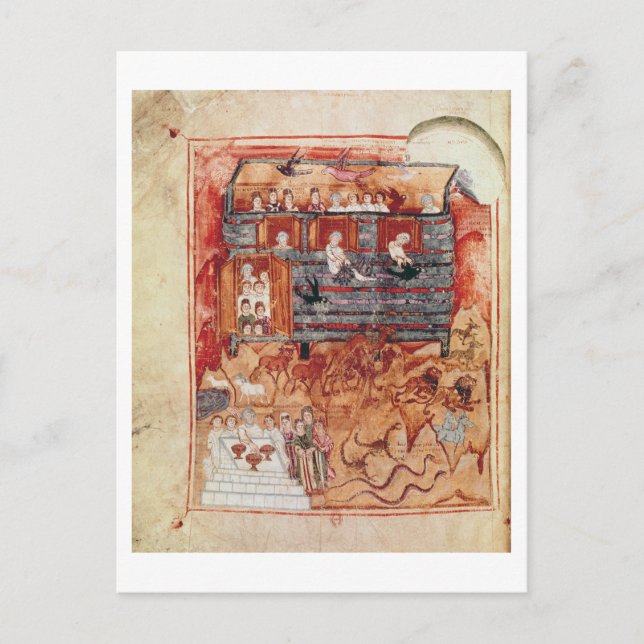 Carte Postale N.A.L 2334 fol.10v Arche de Noé, de 'De Tours Pent (Devant)