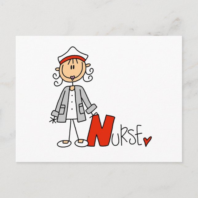 Carte Postale N est pour l'infirmière (Devant)