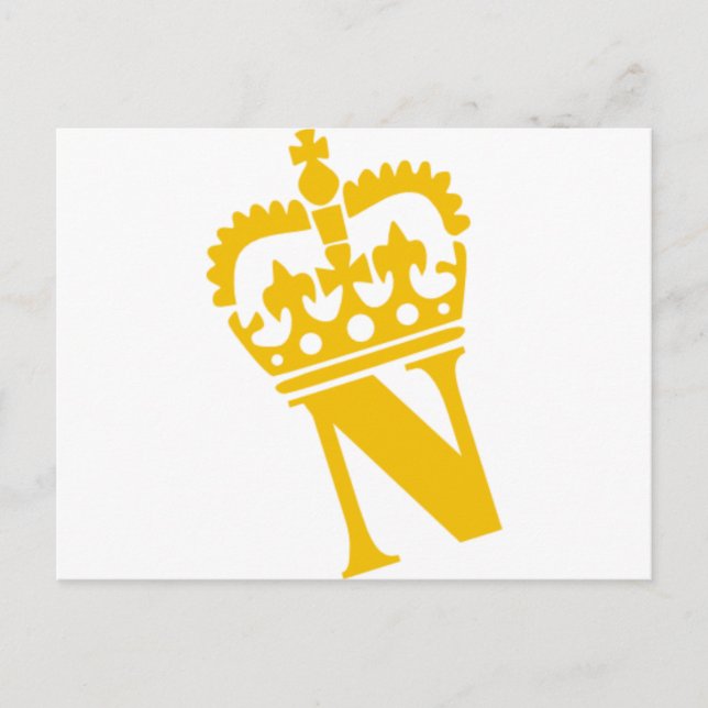Carte Postale N - Lettre - Nom (Devant)
