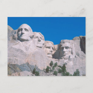 Carte Postale NA, États-Unis, SD, mont Rushmore.