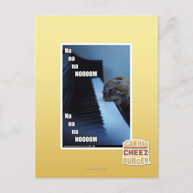 Carte Postale Na na na nooom (Devant)