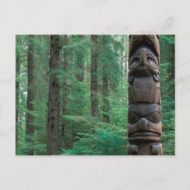 Carte Postale NA, USA, Alaska, Sitka, Sitka Totem Park, A (Devant)