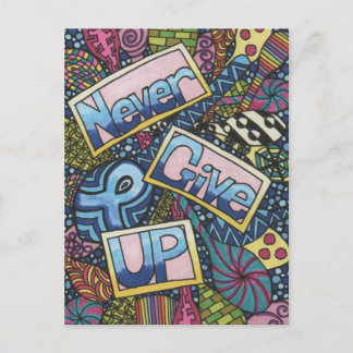 Carte Postale N'abandonne jamais