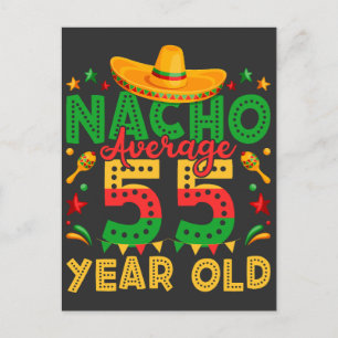 Carte Postale Nacho Average 55 Year Old Cinco de Mayo