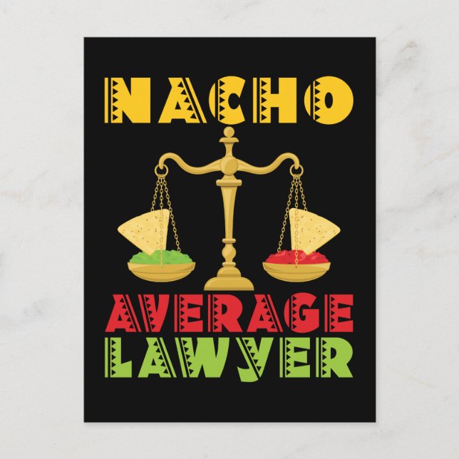 Carte Postale Nacho Avocat moyen Funny Cinco de Mayo (Devant)