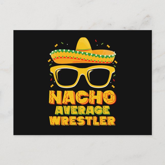Carte Postale Nacho Moyenne Lutte Contre le Cinco de Mayo (Devant)