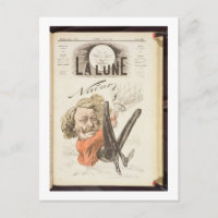 Nadar (1820-1910) page de titre de 'La Lune', publ