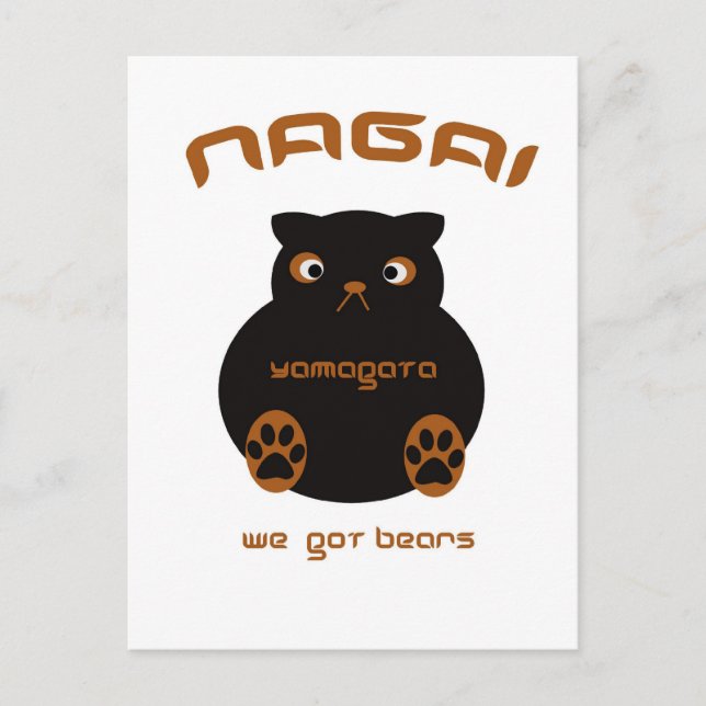 Carte Postale Nagai a des ours (Devant)