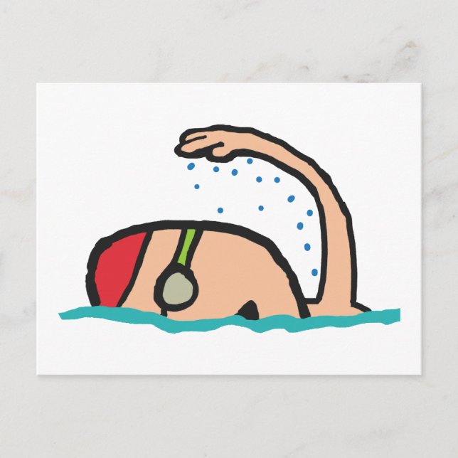 Carte Postale Nage (Devant)