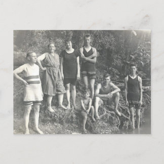 Carte Postale Nage vintage