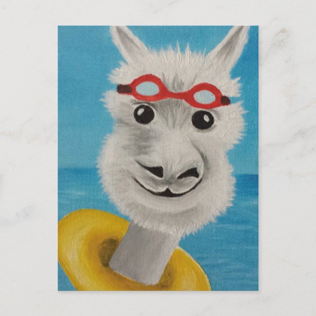 Carte Postale Nager (Devant)