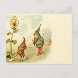 Carte Postale Nain et Dandelion