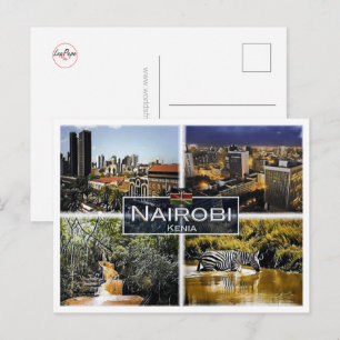 Carte Postale Nairobi - Kenya - Mosaic -
