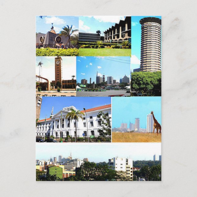 Carte postale Nairobi Montage, Kenya (Devant)