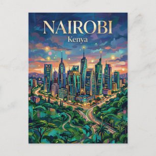 Carte Postale Nairobi Upper Hill Kenya