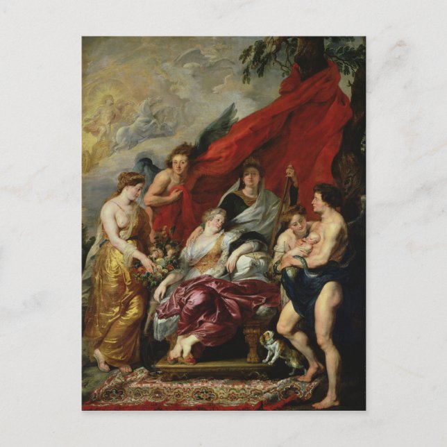 Carte Postale Naissance de Louis XIII à Fontainebleau (Devant)